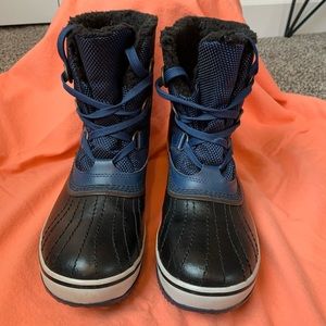Blue Sorel Snow Boots